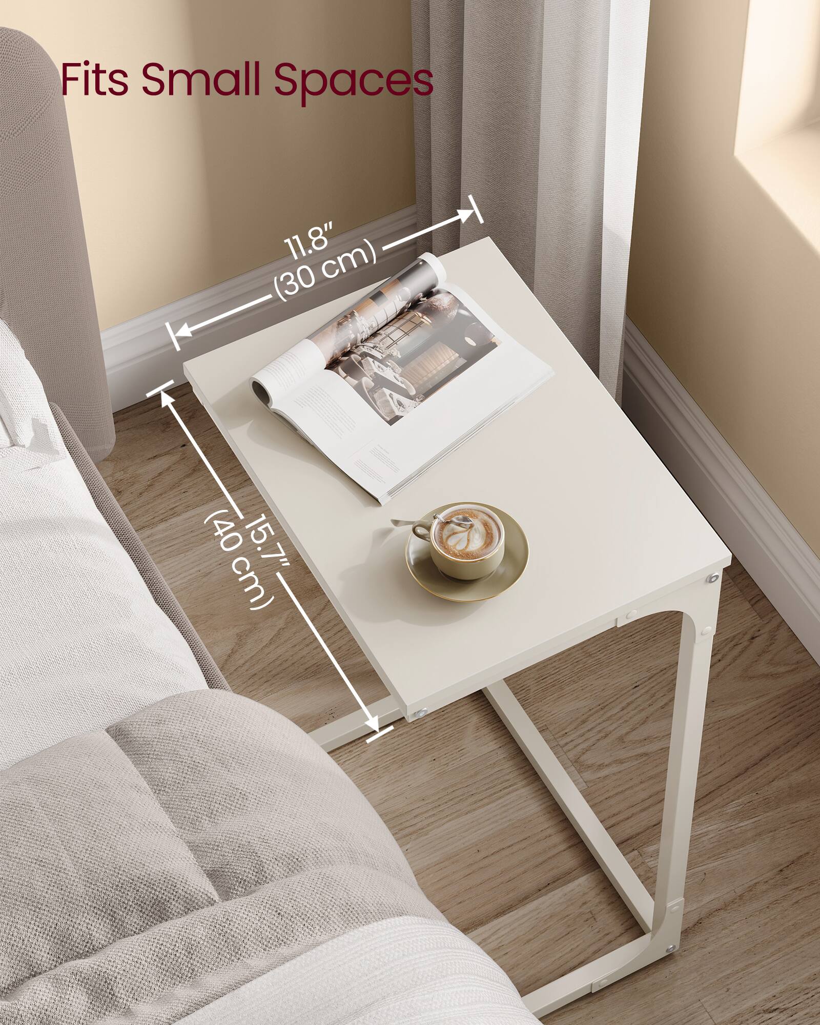 Fits Small Spaces

11.8" (30 cm)  
15.7" (40 cm)