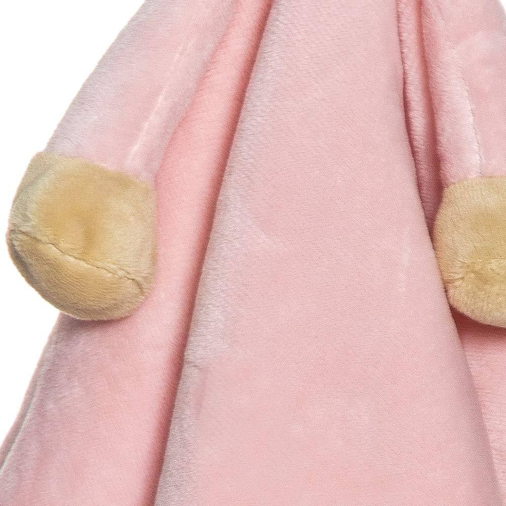 Alt View 10. TriAction Toys - Teddykompaniet Diinglisar Collection 11 Inch Plush Animal Blanket | Cat - Pink.