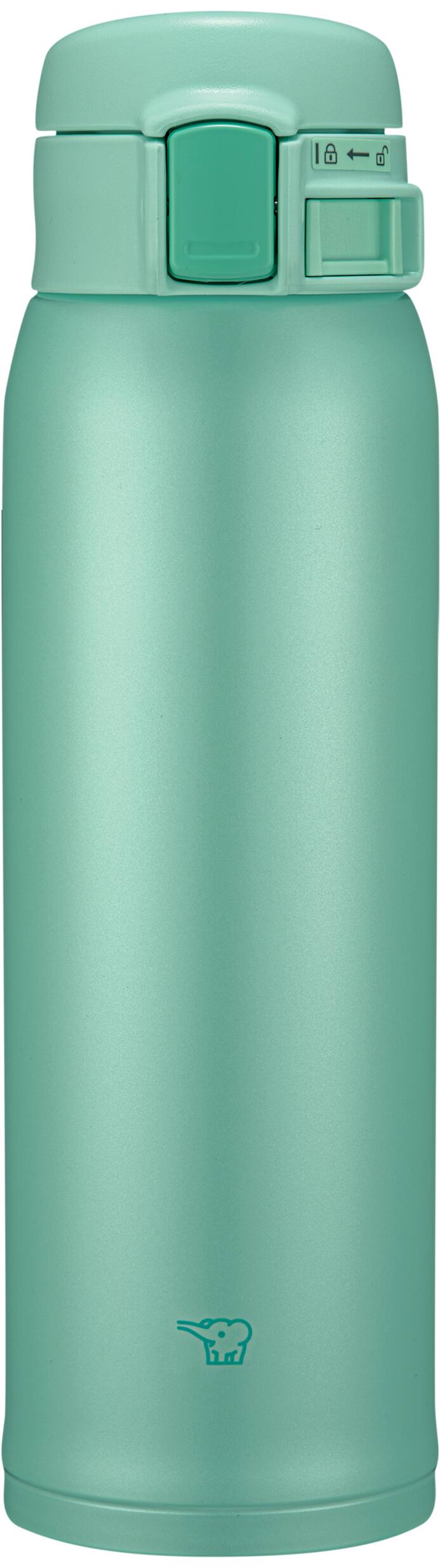 Angle. Zojirushi - Stainless Mug 16oz. - Mint.
