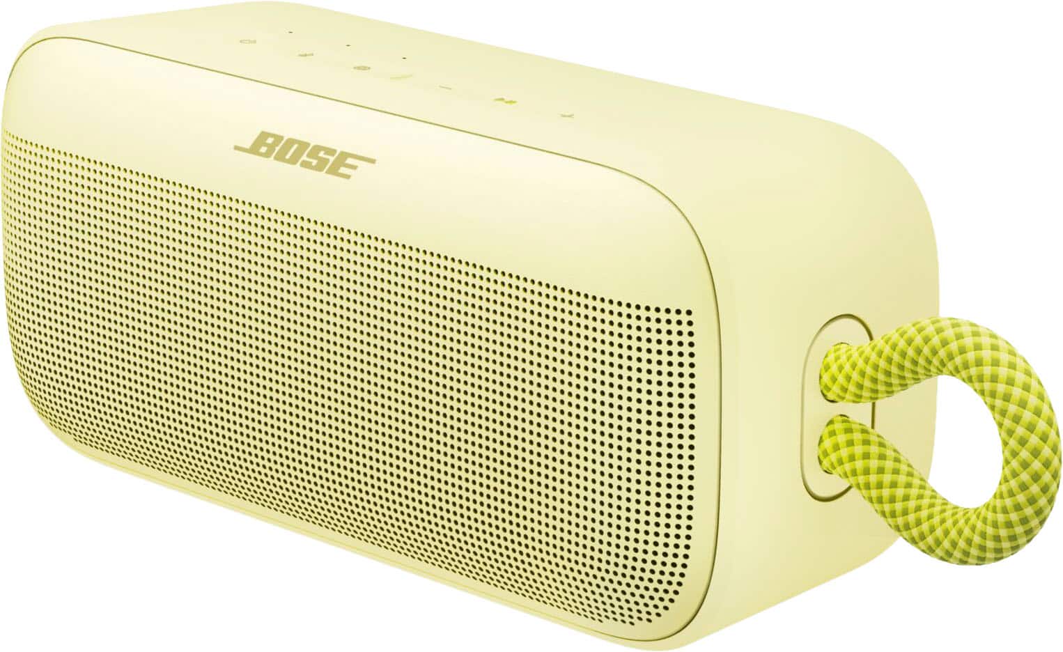 Angle. Bose - SoundLink Plus Portable Bluetooth Speaker - Citrus Yellow.