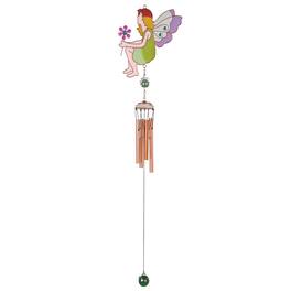 FC Design - 27" Long Fairy Copper Gem Wind Chime Outdoor Patio or Garden Hanging Decoration - Multi-Color