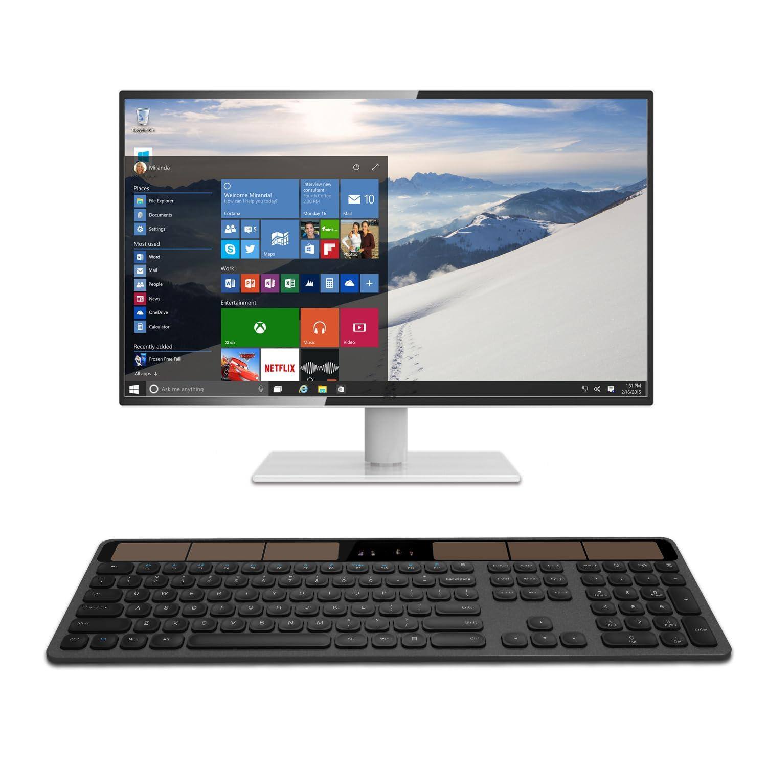 Sure, here is the corrected and grouped text from the image:

---

**Places**
- File Explorer
- Documents
- Desktop
- Most used
- Word
- Excel
- PowerPoint
- OneNote
- Mail
- Calendar
- OneDrive
- Online Video
- Calculator
- Recertly added
  - All apps
  - Free to try - Full

**Welcome Miranda!**
- Internet Explorer
- Four Corners
- Mail
- 10
- Cortana
- Maps
- Photos
- People
- Music
- Video
- Netflix
- Xbox
- Ask me anything

**Work**
- Internet Explorer
- Twitter
- Facebook
- Instagram
- LinkedIn
- YouTube
- Netflix

**Entertainment**
- Xbox
- Music
- Video

**Ask me anything**

---

This text is organized based on the layout and content visible in the image.