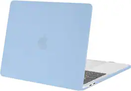 mosiso - Hard Shell Case for 13-inch MacBook Pro 2016-2026 A2338 A2289 A2251 A2159 A1989 A1706 A1708 - Airy Blue