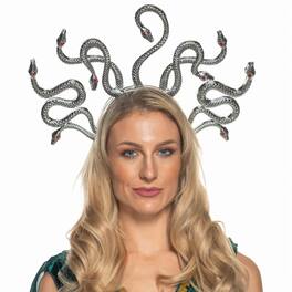 Underwraps - Medusa Snakes Adult Costume Headpiece - Silver