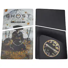 MobileSentrix - Ghost of Yotei - PlayStation 5 Slim Disc Edition PS5 Compatible Console Faceplate Covers - Black