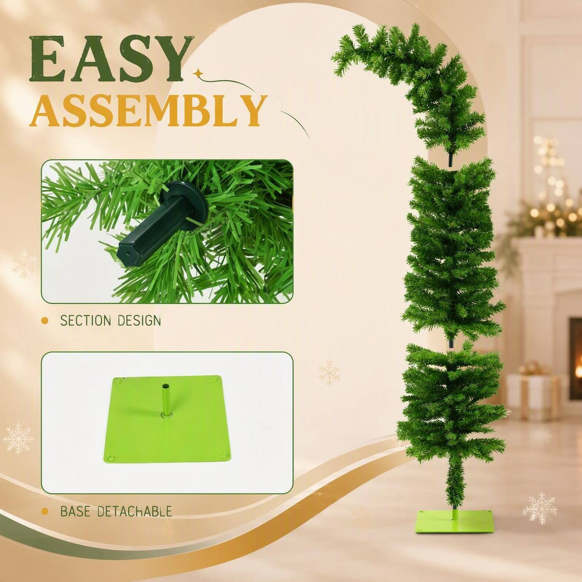 EASY ASSEMBLY

- SECTION DESIGN
- BASE DETACHABLE