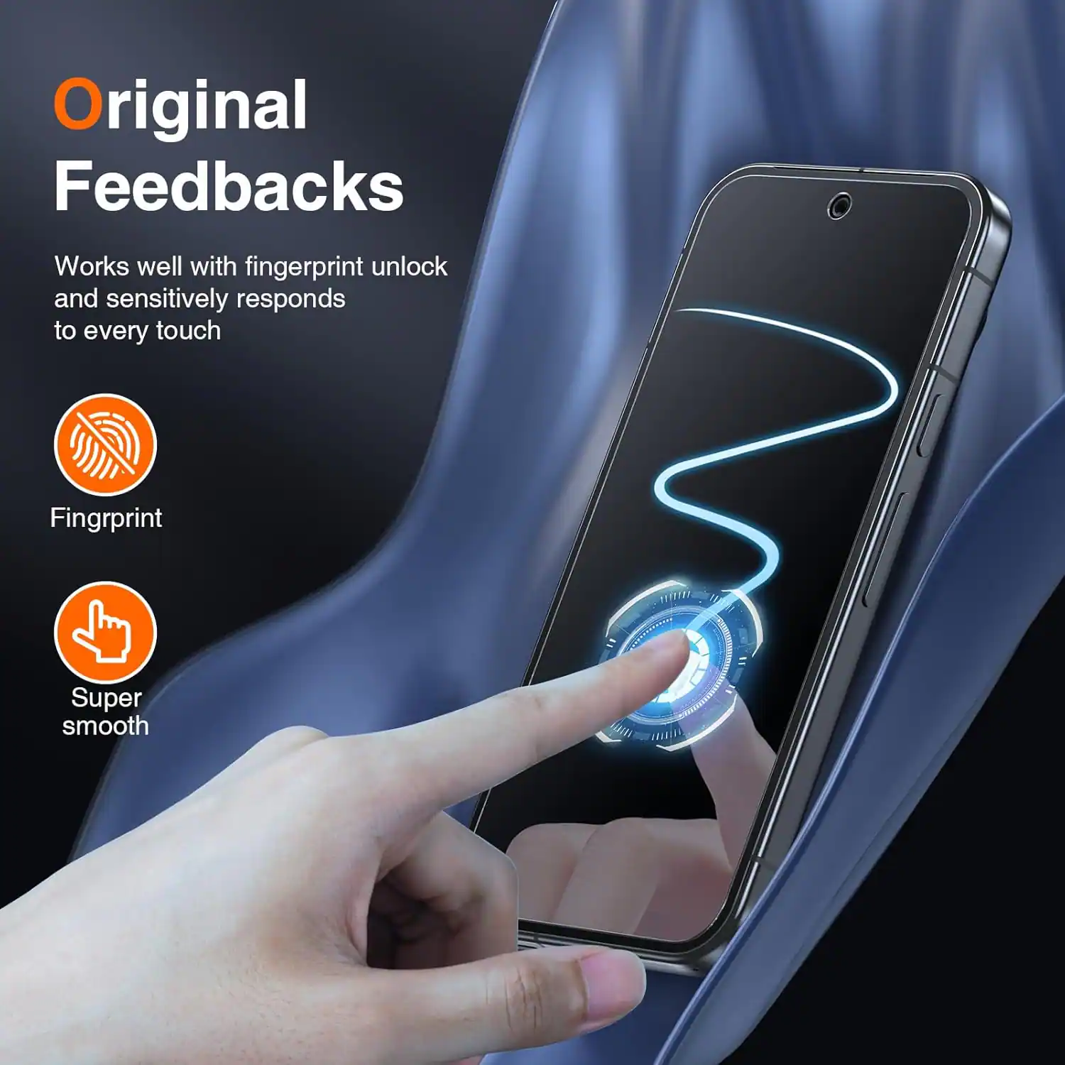 Original Feedbacks

Works well with fingerprint unlock and sensitively responds to every touch

Fingerprint

Super smooth