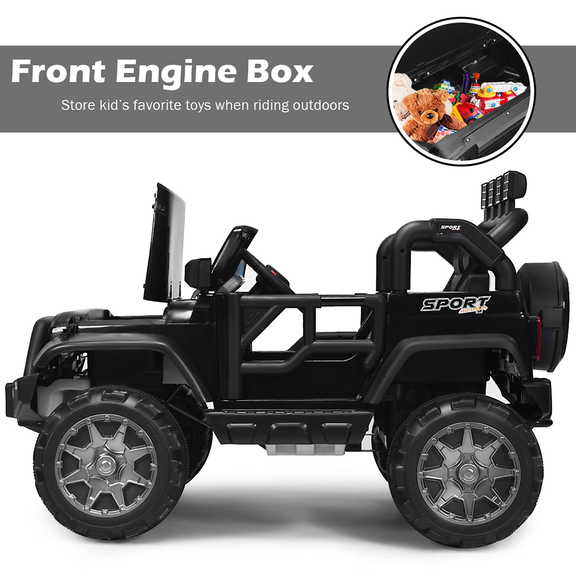 Front Engine Box, Store kid's favorite toys when riding outdoors, SPORT