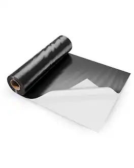 VEVOR - 10 Mil Plastic Sheeting Heavy Duty 10' x 100', Thick Plastic Sheeting Roll, Plastic Drop Cloth Painters Tarp Covering - Black ,White