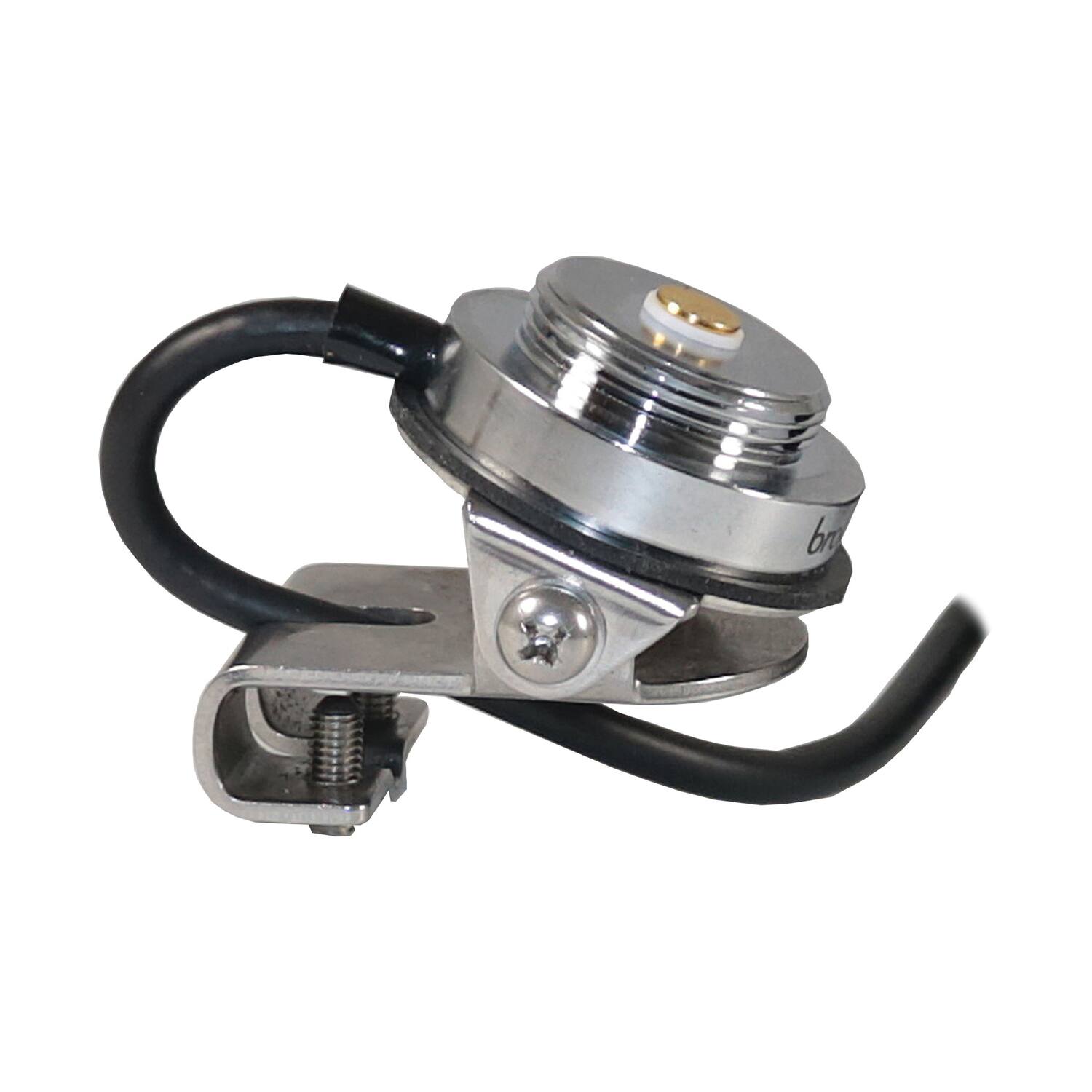 Left. Browning - Browning BR-1024-UHF Adjustable Trunk Mount with Preinstalled UHF PL-259 Connector with FME-Female Attached, Fits up to - Silver.