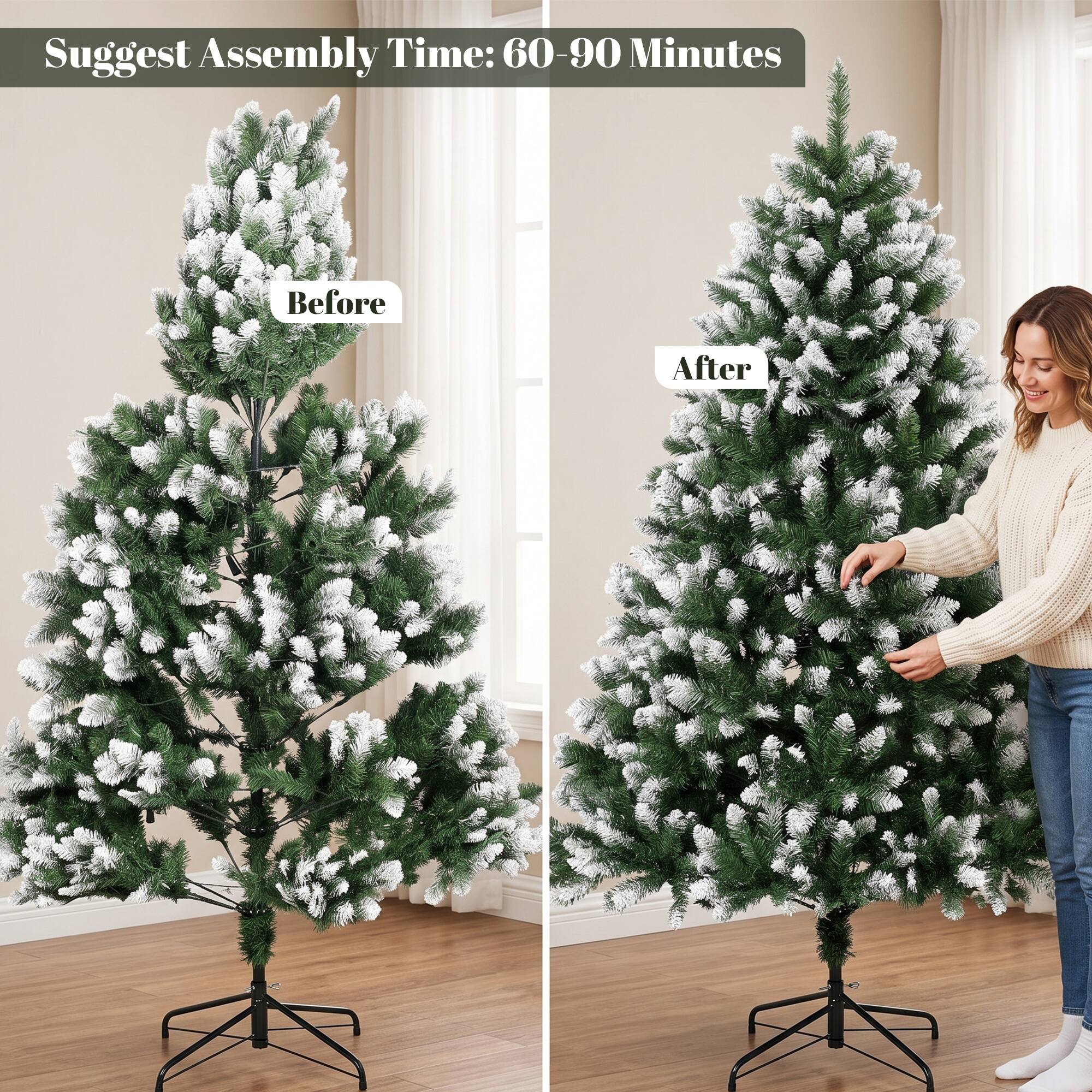 Suggested Assembly Time: 60-90 Minutes

Before

After
