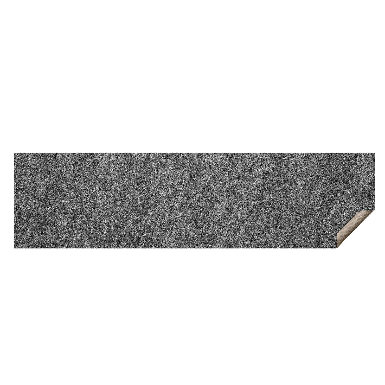 Front. VEVOR - Slip-Resistant Rug Pad, Protective Cushioning Carpet Pad, 2'x8' (7.87' Actual), 1/4"Thick, Dual Surface - Gray (Felt) + Brown (Latex).