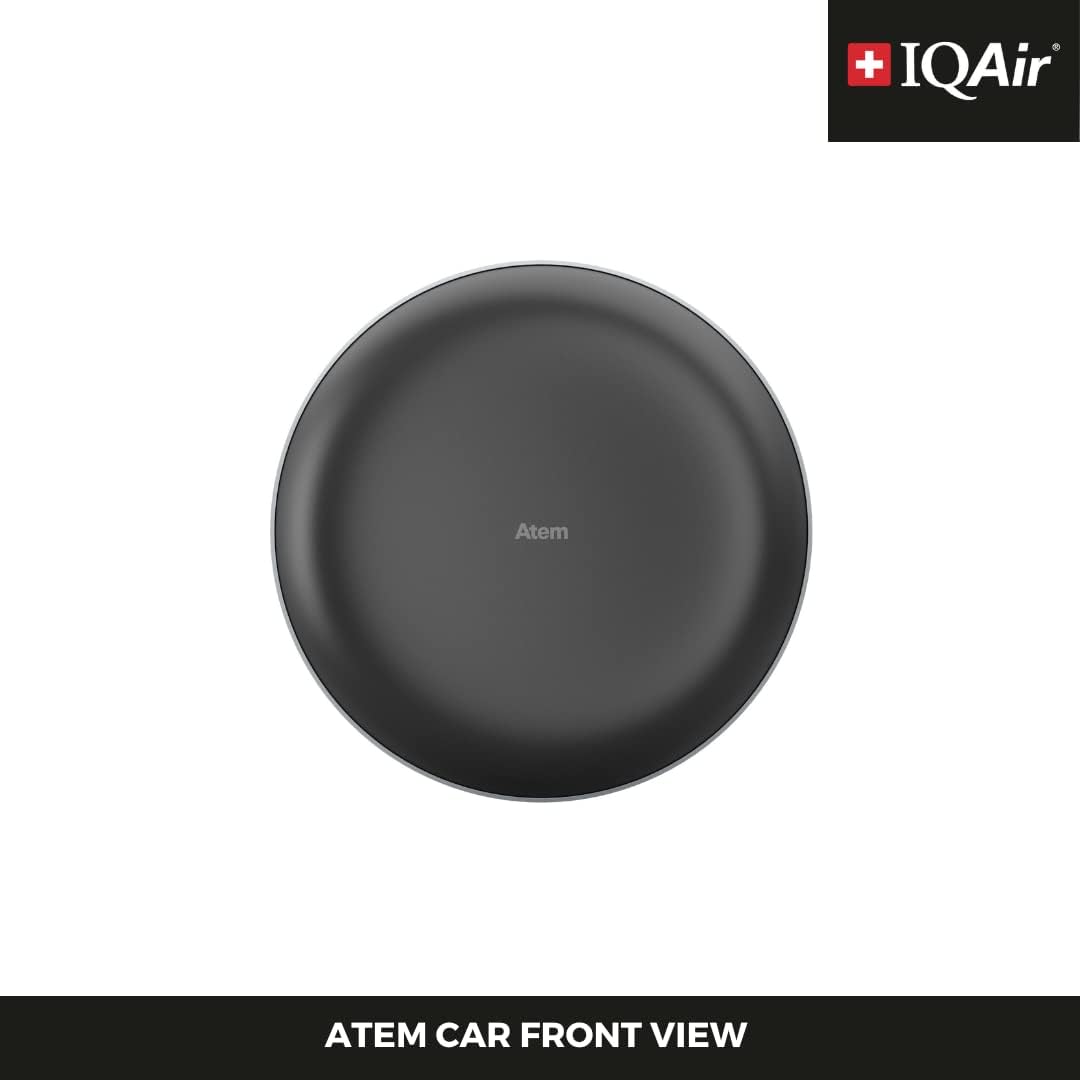 Alt View 16. IQAir - Atem Car Portable Air Purifier - Black.