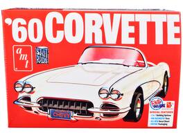 Skill 2 Model Kit 1960 Chevrolet Corvette "Street Rods" 1/25 Scale Model by AMT - White