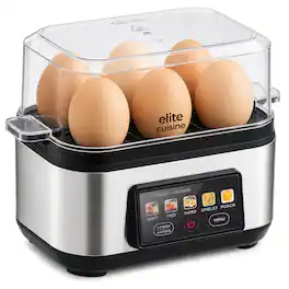 Elite Cuisine - EGCL0062 Egglogic Digital Onsen Tamago Egg Cooker - Stainless Steel