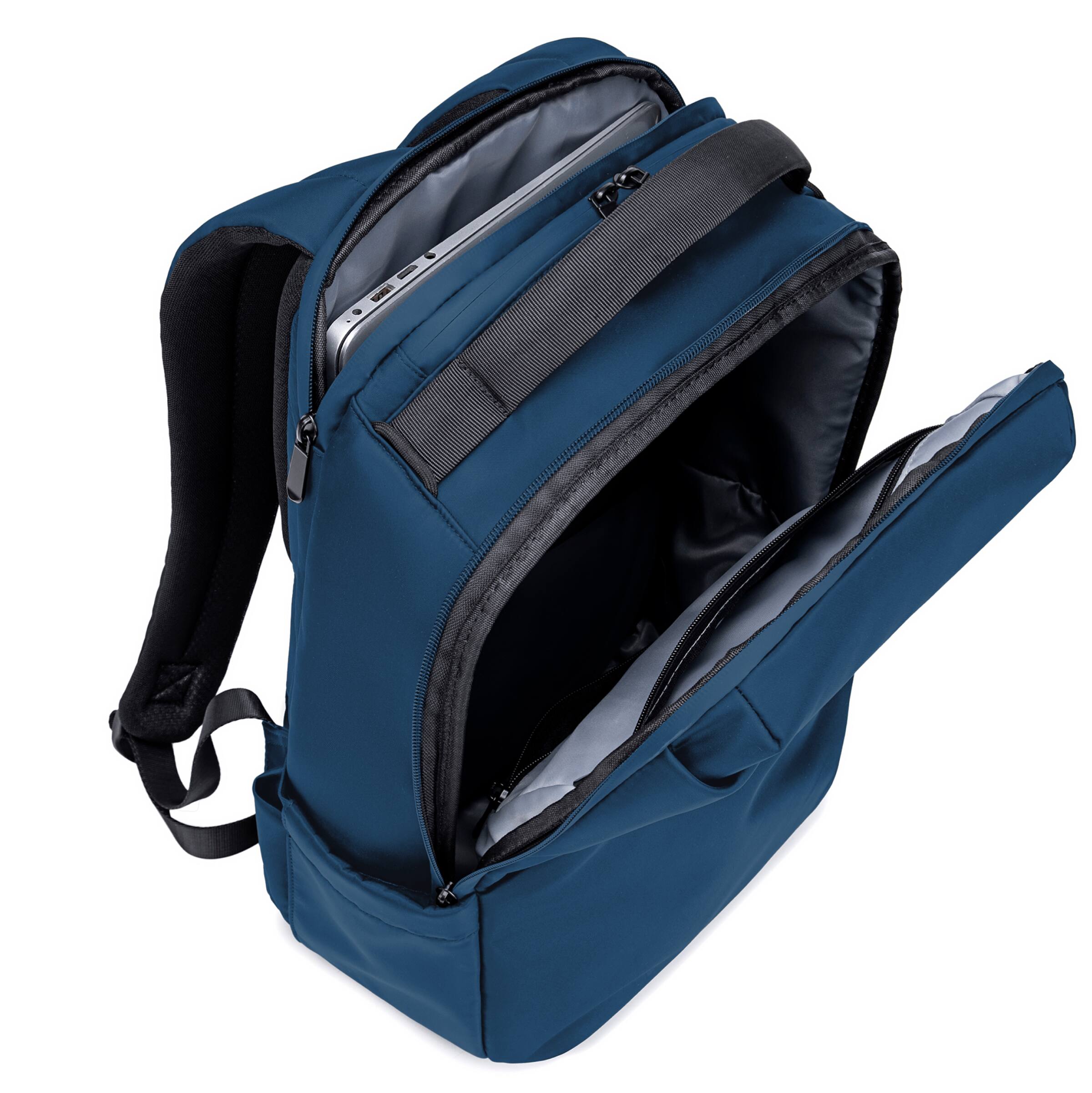 Alt View 6. Lux & Nyx - Lux & Nyx - Origami 16" Laptop Backpack - Navy - Navy.