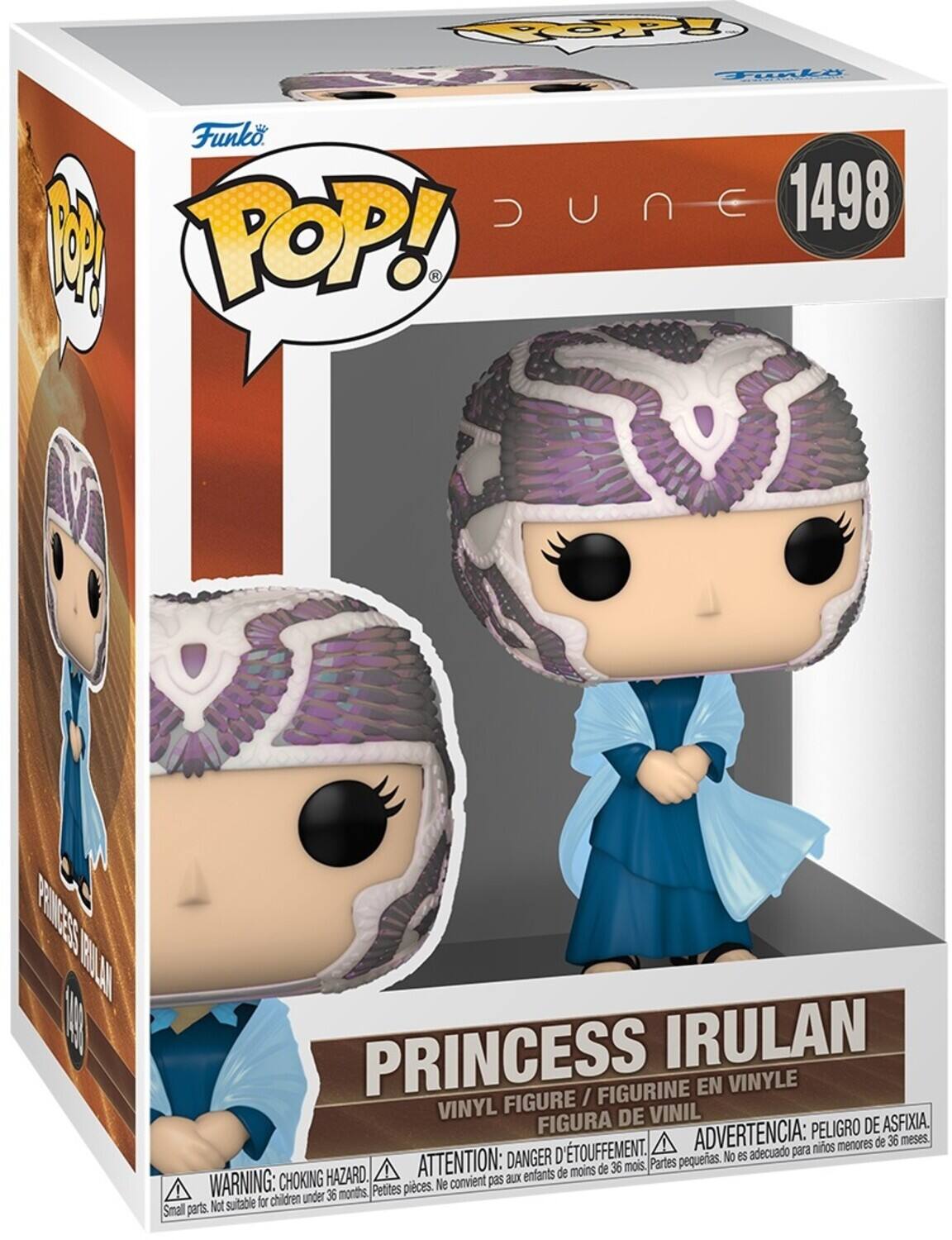 POP! Funko DUnE 1498 M POP! R PANESS RALA  PRINCESS IRULAN FIGURINE EN VINYLE FIGURE / VINYL DE VINIL FIGURA PELIGRO DE ASFIXIA. TOUFFEMENT. ADVERTENCIA: nios menores de 36 meses. DANGER D ATTENTION: moins de 36 mois. Partes pequeas. HAZARD. aux enfants de WARNING: CHOKING Petites pices. Ne convient pas children under 36 months Not suitable for Small parts.