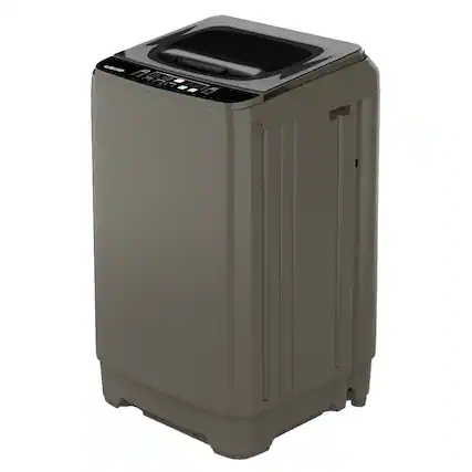 Front. Loheer - 6KG Portable Top Load Washer with Fuzzy Logic, 10 Programs, Drain Pump & Sink Adapter - GOLD.