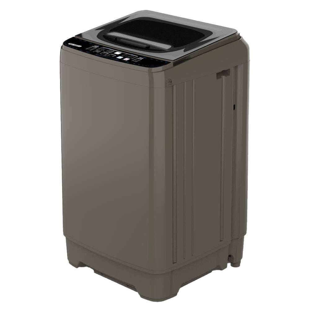 Front. Loheer - 6KG Portable Top Load Washer with Fuzzy Logic, 10 Programs, Drain Pump & Sink Adapter - GOLD.