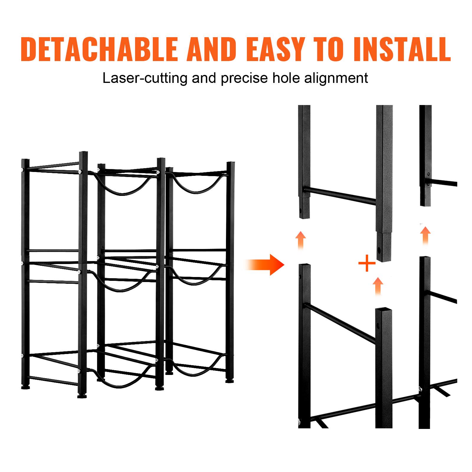 DETACHABLE AND EASY TO INSTALL  
Laser-cutting and precise hole alignment