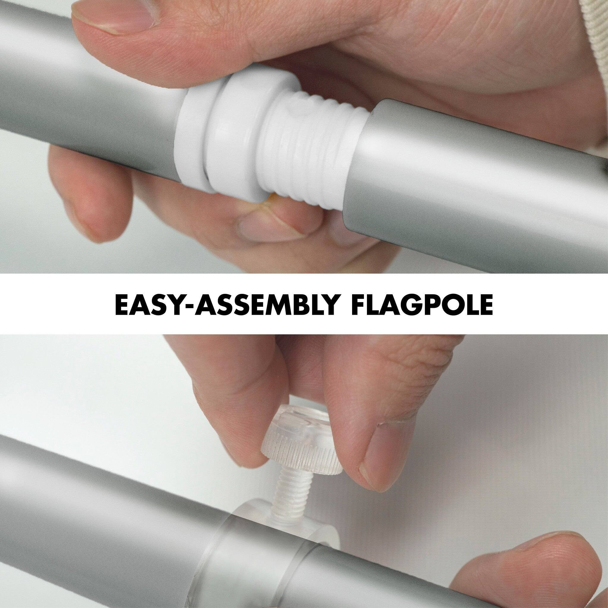 EASY-ASSEMBLY FLAGPOLE