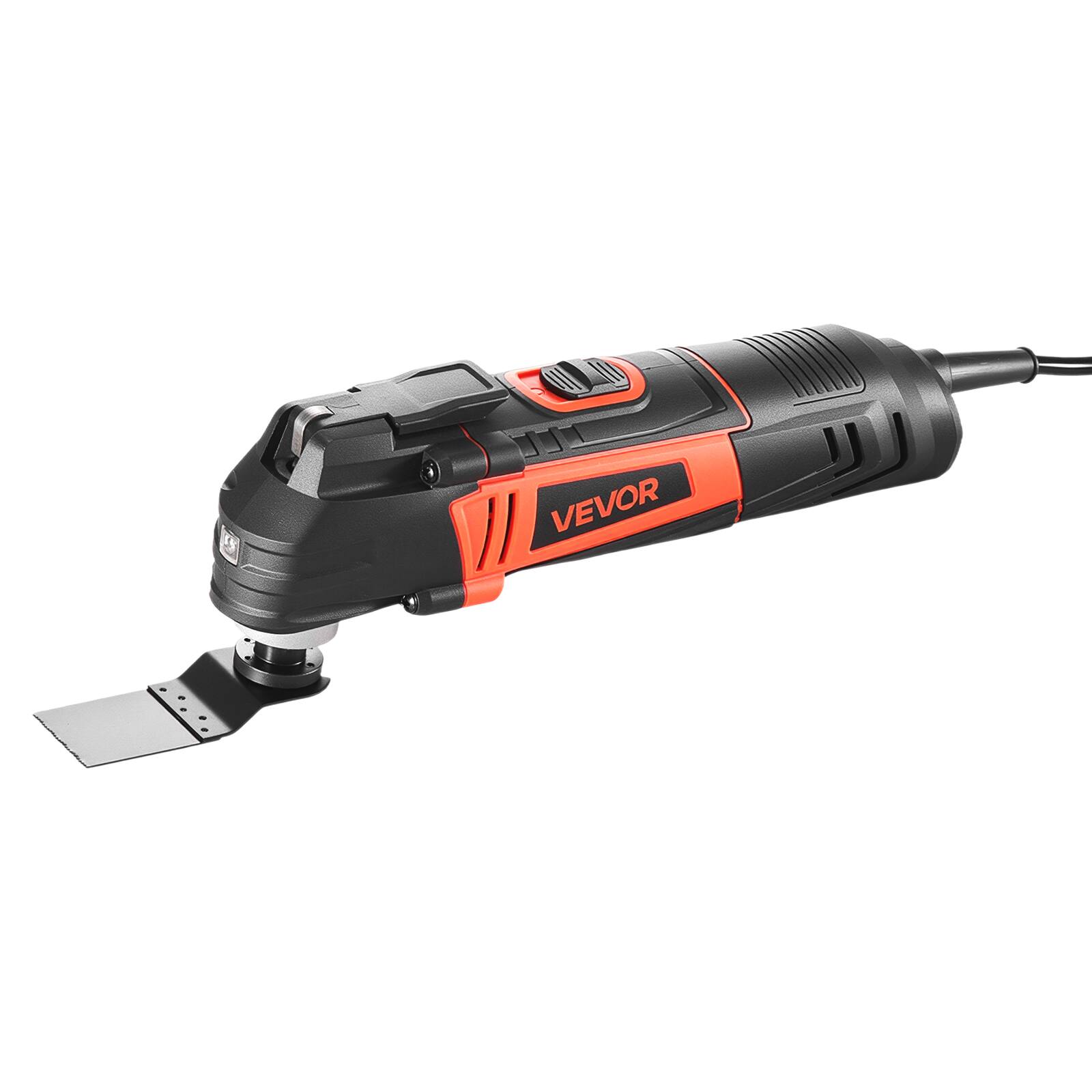 Alt View 5. VEVOR - Multitool Oscillating Tool, 3Amps Corded Oscillating Multi Tool with 6 Variable Speeds 15000 - 22000 OPM - Black;orange.