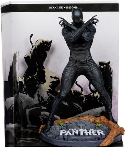 McFarlane Toys Marvel Black Panther 1:10th Scale Collectible with McFarlane Toys Marvel Black Panther 1:10th Scale Collectible with