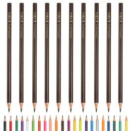 Unique Bargains - Colored Pencils, Oil-Based Drawing Pencils for Adult Coloring Books, Artists, Beginners, 10pcs - Coffee