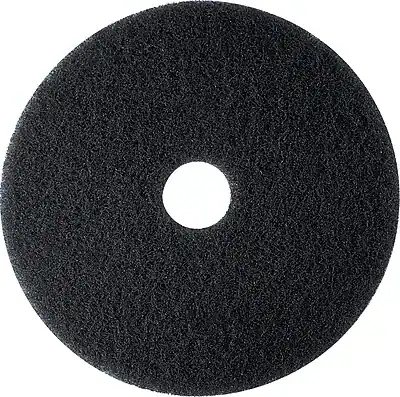 Front. Coastwide Professional - Coastwide Professional™ High Productivity 17" Stripper Floor Pad, Black, 5/Carton (CW22978).