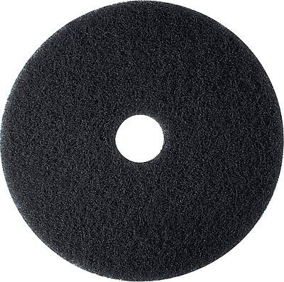 Front. Coastwide Professional - Coastwide Professional™ High Productivity 17" Stripper Floor Pad, Black, 5/Carton (CW22978).