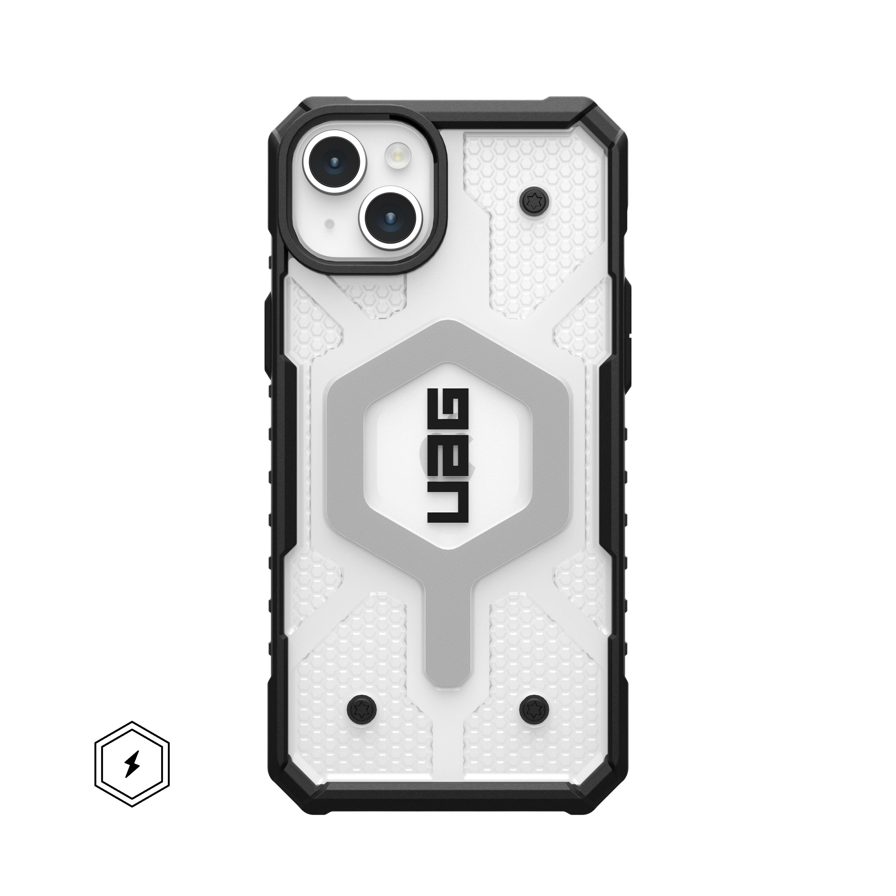 UAG - Pathfinder Series Case with Magsafe for Apple iPhone 15 Plus - Ice - Front_Zoom