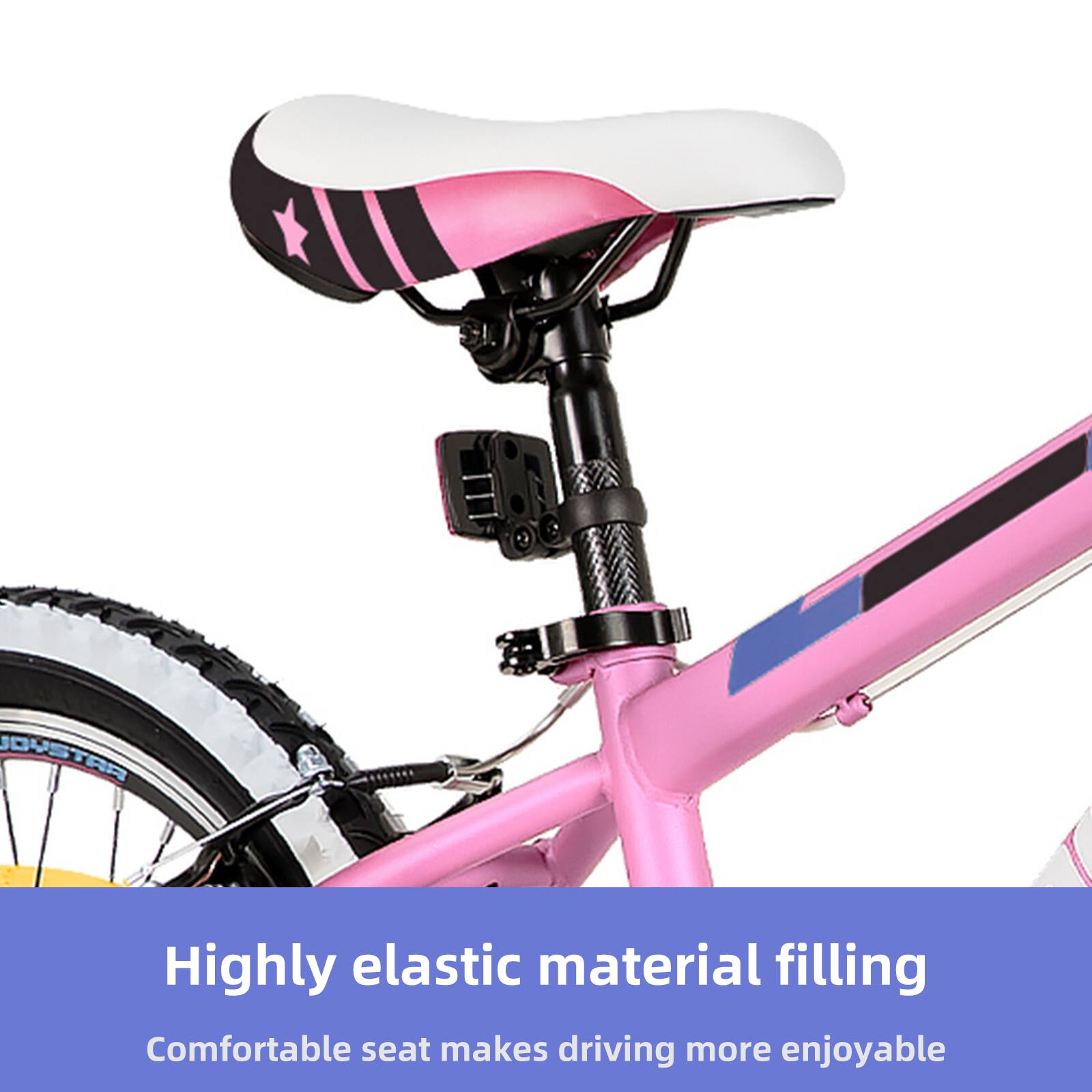 Highly elastic material filling  
Comfortable seat makes driving more enjoyable