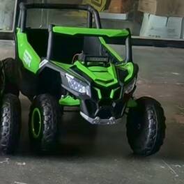 Ropilly - 12v kids ride on car Green with Remote Control 2.4G
