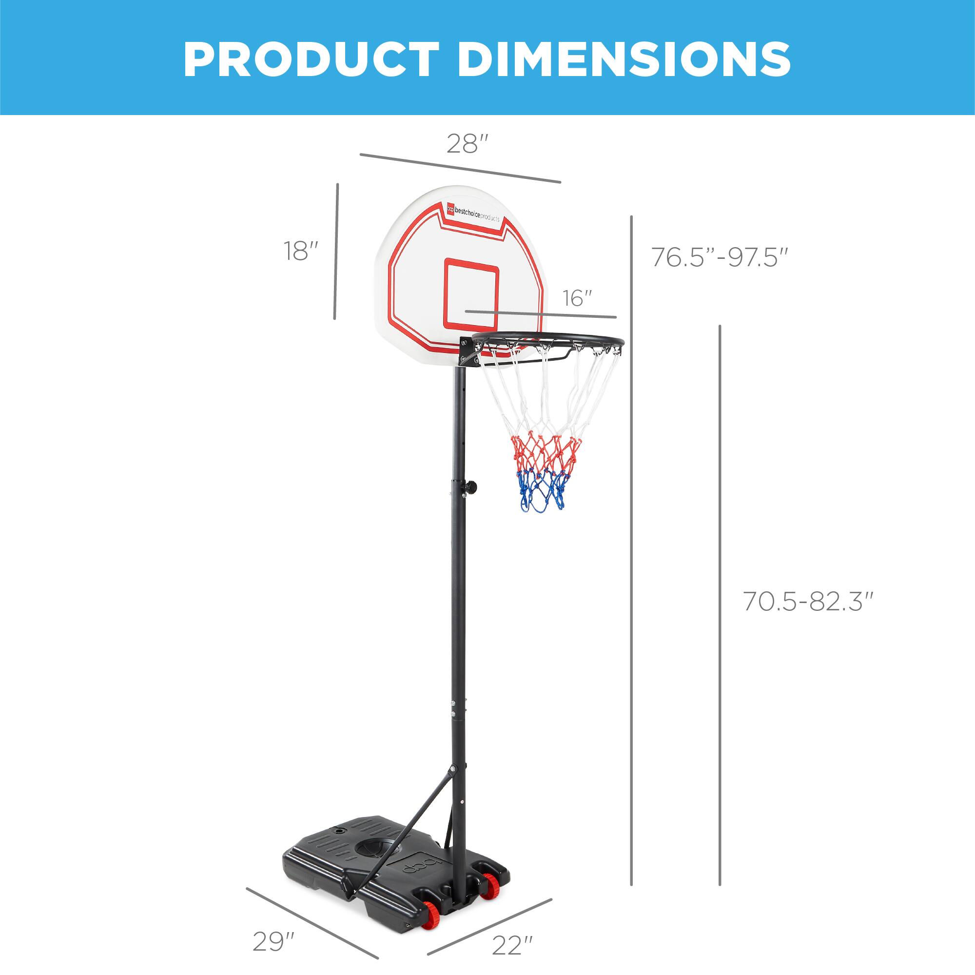 PRODUCT DIMENSIONS

- 28"
- 18"
- 16"
- 29"
- 22"
- 76.5"-97.5"
- 70.5-82.3"
