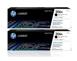 HP - 206A Toner Cartridges 2-Pack for LaserJet ProMFP M283fdw, M283cdw, M283fdn, M282nw, M255dw, M255nw