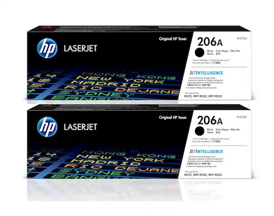 hp LASERJET Original HP Toner W2110A 206A Black Tinto Negre Mau den Noire Toner Cartridge / Cartouche de toner / Cartruche de toner / JETINTELLIGENCE Powerful printing Energy smart TORK impression puissante Energie intelligente. - manh ml Nang tueng thing Anm DEJANE HP LaserJet Pro M255, MFP M282, MFP M283 Original HP Toner W2110A 206A hp LASERJET Black Tinto Negro Mau den Noire Toner Cartridge / Cartruche de toner / Cartruche de toner / JETINTELLIGENCE -d HINE HEWLI KO Powerful printing Energy smart TORK impression puissante Energie intelligente
