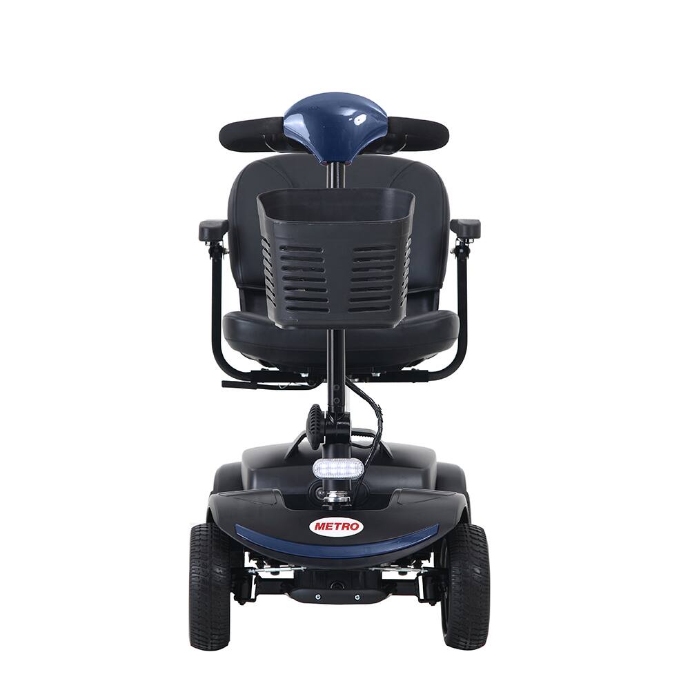 Alt View 2. Loheer - Loheer 4 Wheel Compact Travel Mobility Scooter for Adults 300W Motor 300 lbs Blue - Blue.