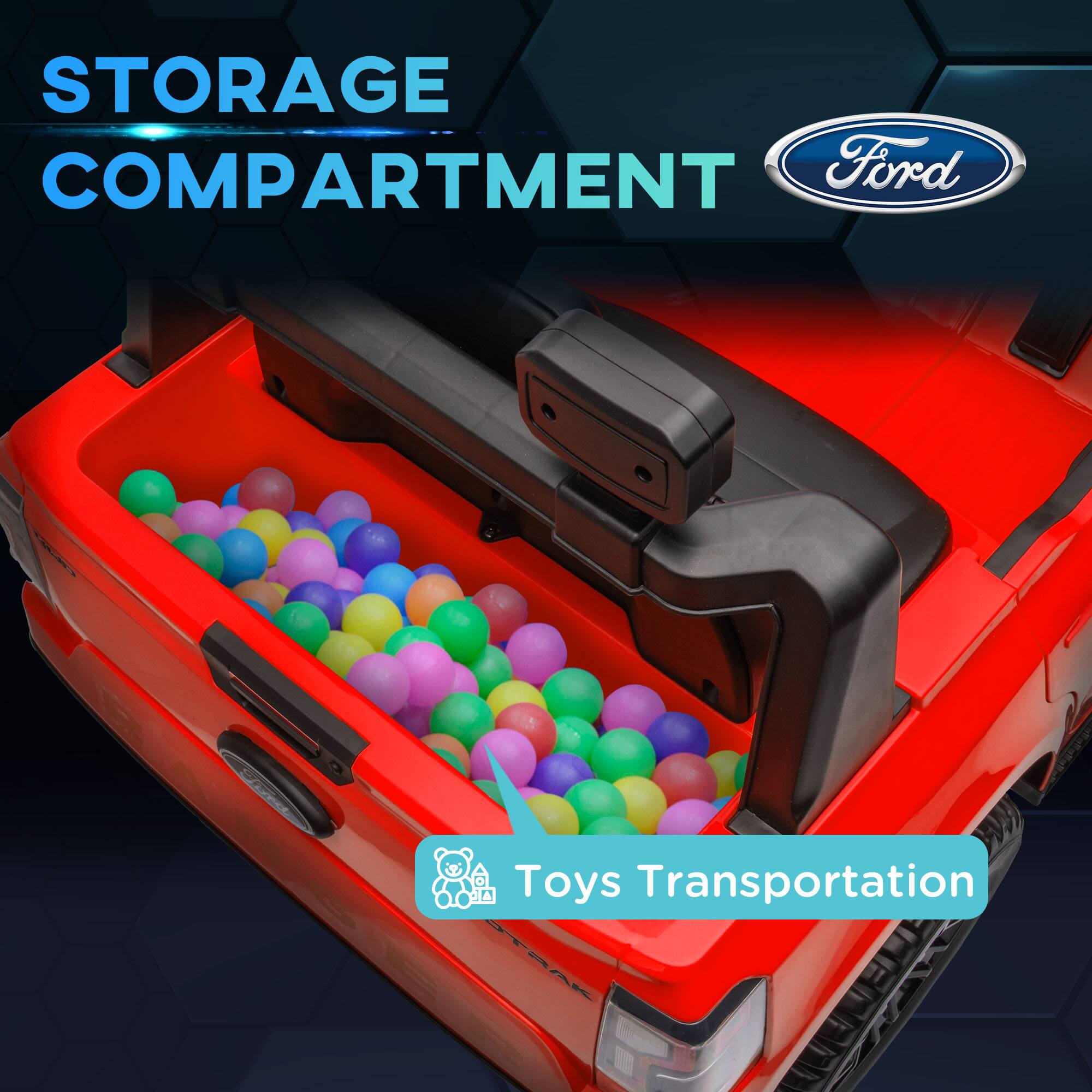 STORAGE COMPARTMENT

Ford

Toys Transportation