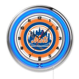 Holland Bar Stool Co. - 19" Double Neon Wall Clock - Multicolor
