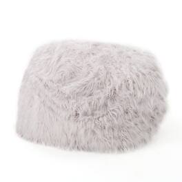 GOODSILO - Luxurious Faux Fur Bean Bag Chair with Removable Cover for Ultimate Comfort and Style - Lavender