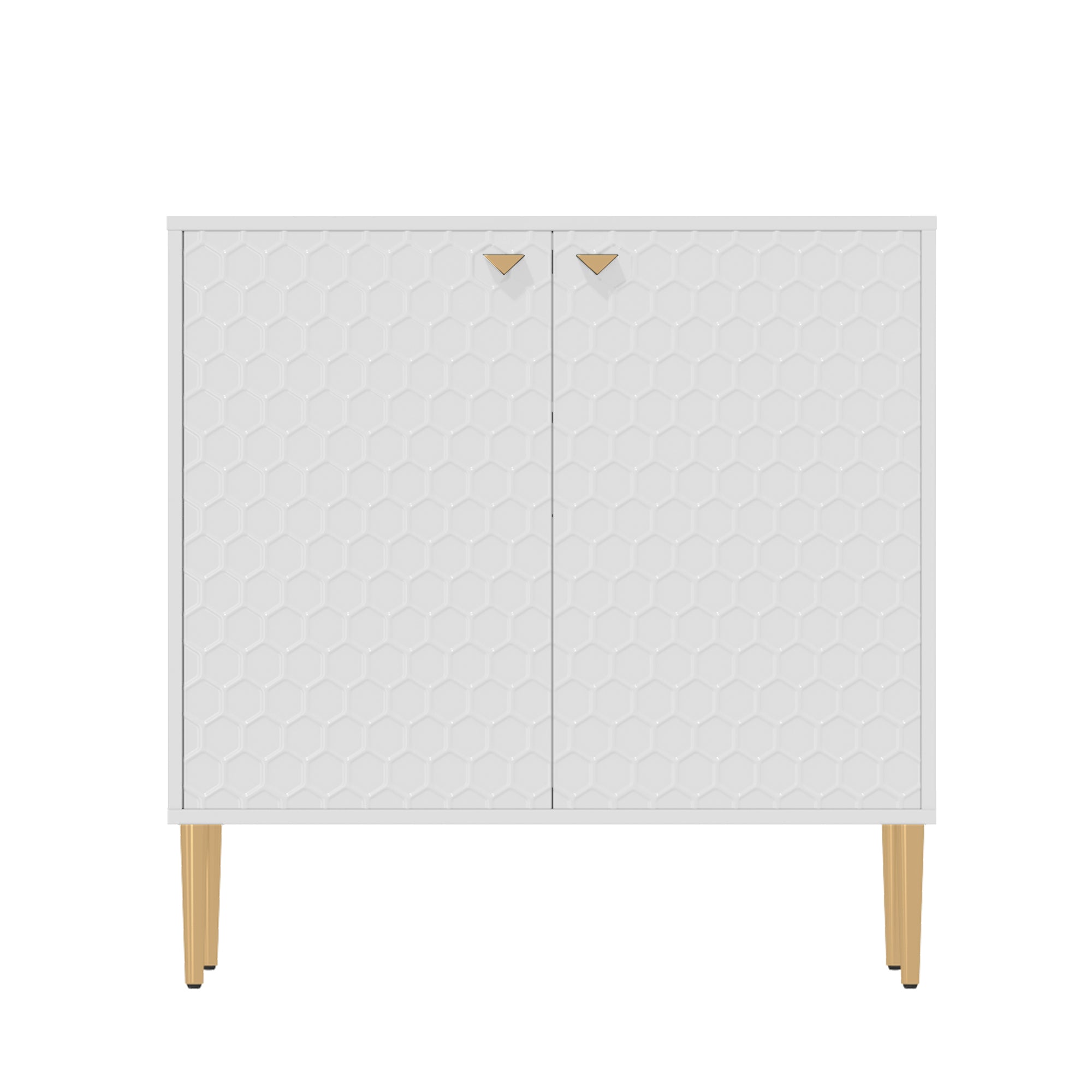 Alt View 1. Boyel Living - Boyel Living 2 Door Cabinet Storage Cabinet - White.