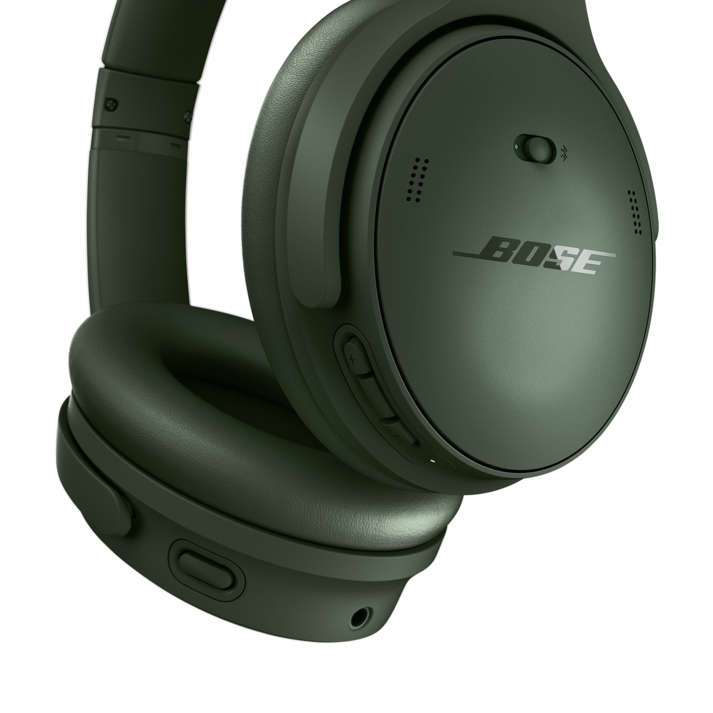 Alt View 15. Bose - QuietComfort Wireless Noise Cancelling Over-the-Ear Bluetooth Headphones - Cypress Green.