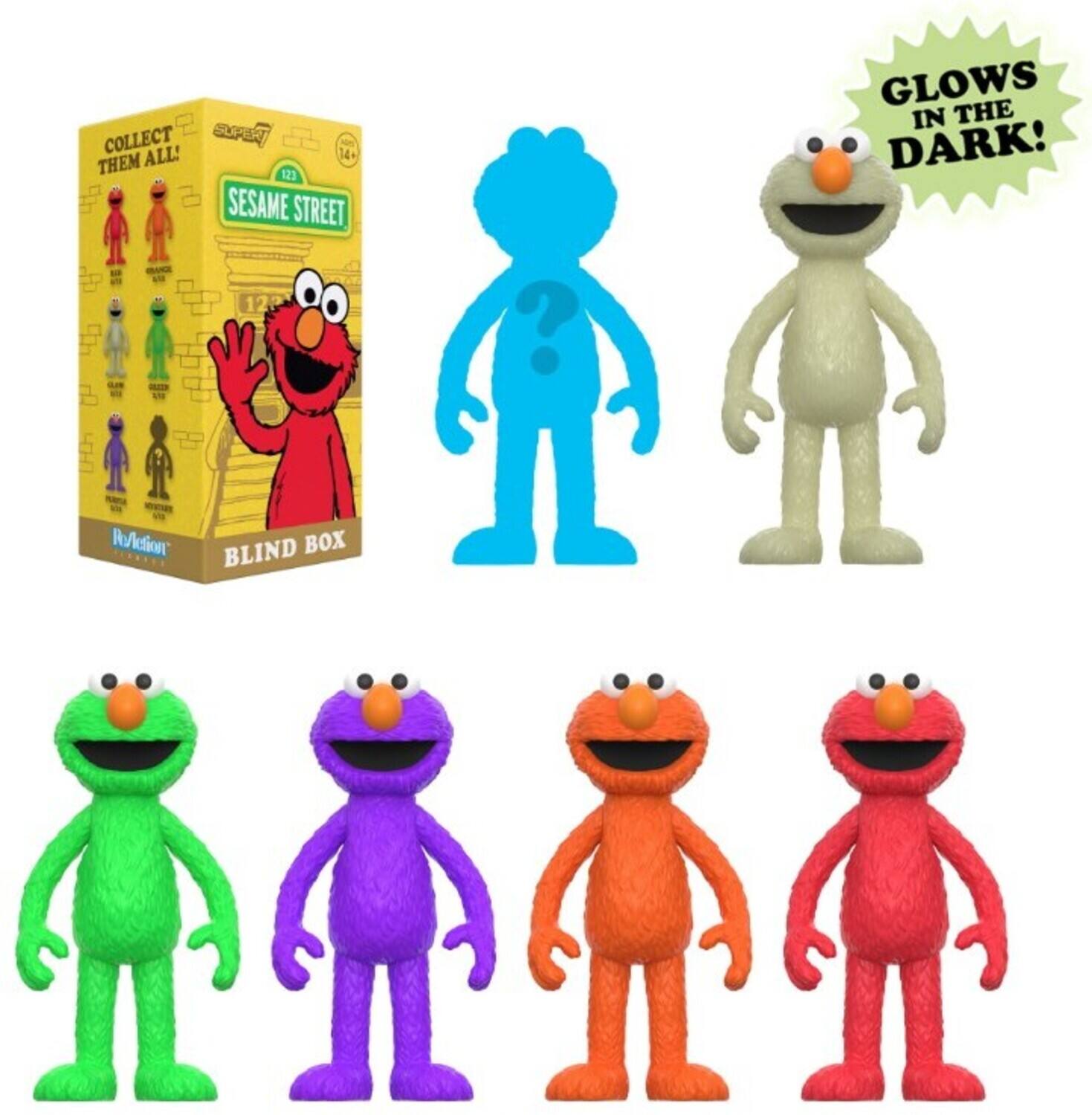 COLLECT THEM ALL! 14+ THEM 123 SESAME STREET 12 GLOWS IN THE DARK! Action BLIND BOX