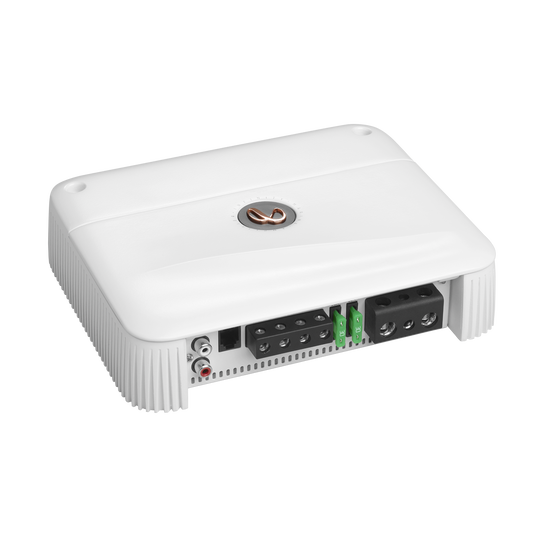 Front. Infinity - INFINITY MARINE M6001A Subwoofer marine amplifier 600 watts RMS x 1 at 2 ohms - Black.