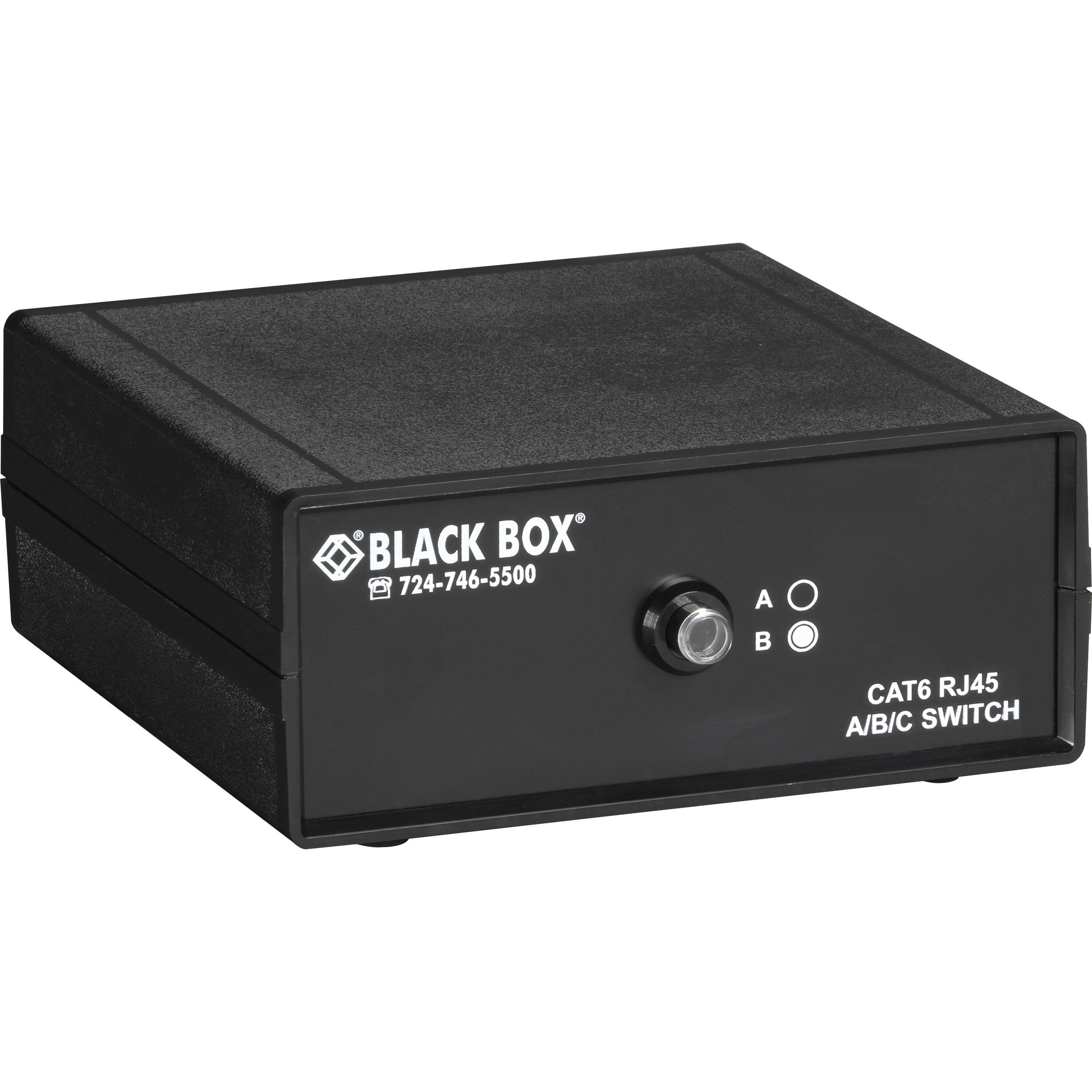BLACK BOX  
724-746-5500  
CAT6 RJ45 A/B/C SWITCH