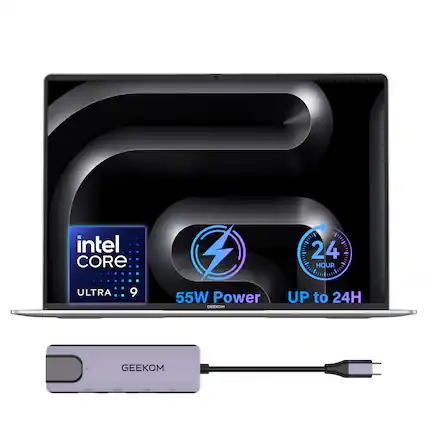 intel CORE ULTRA 9 55W Power UP to 24H GEEKOM