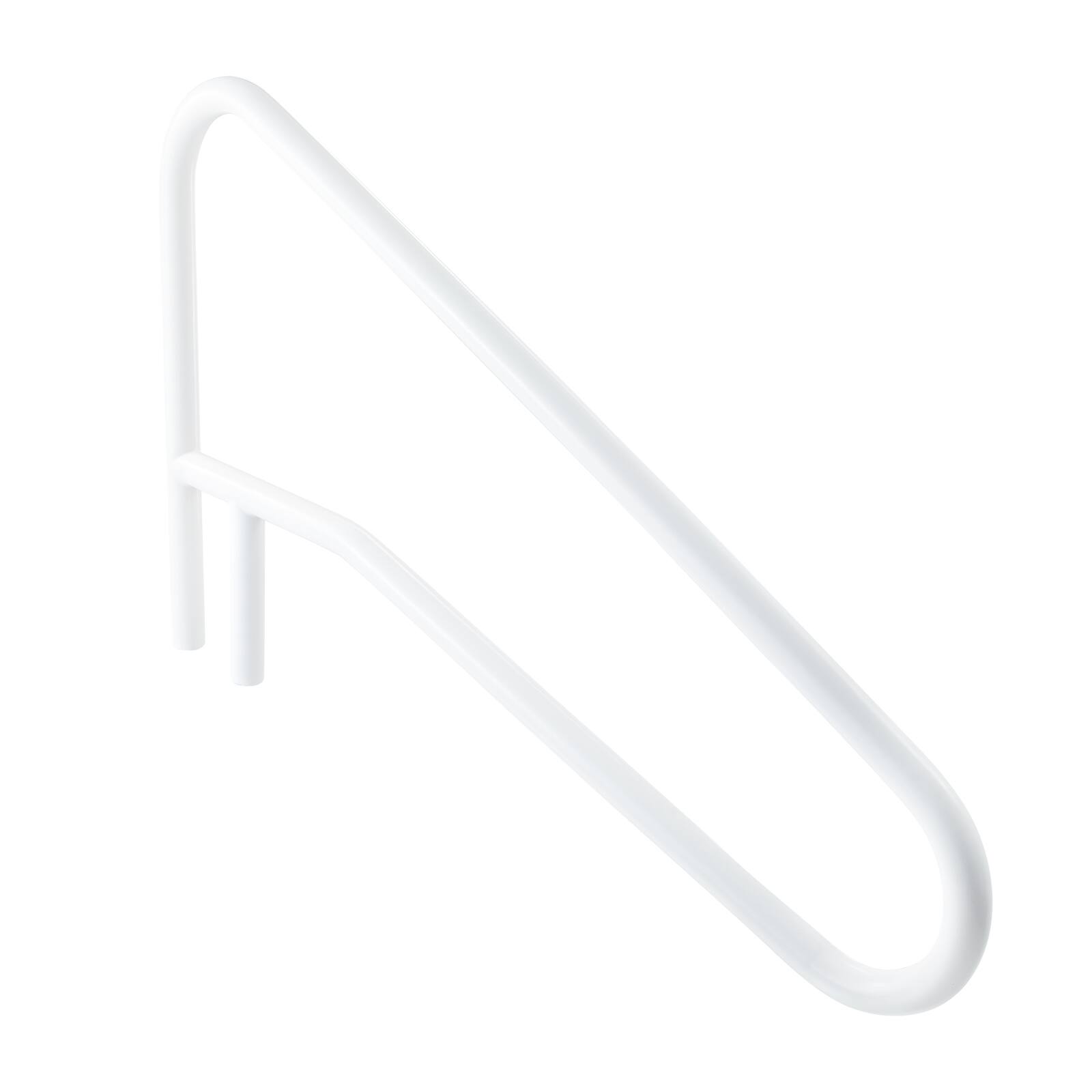 Alt View 5. VEVOR - Pool Rail, 54 x 32 inch Pool Handrail, 220 lbs Load Capacity Heavy Duty Stainless Steel Swimming Handrail - White.