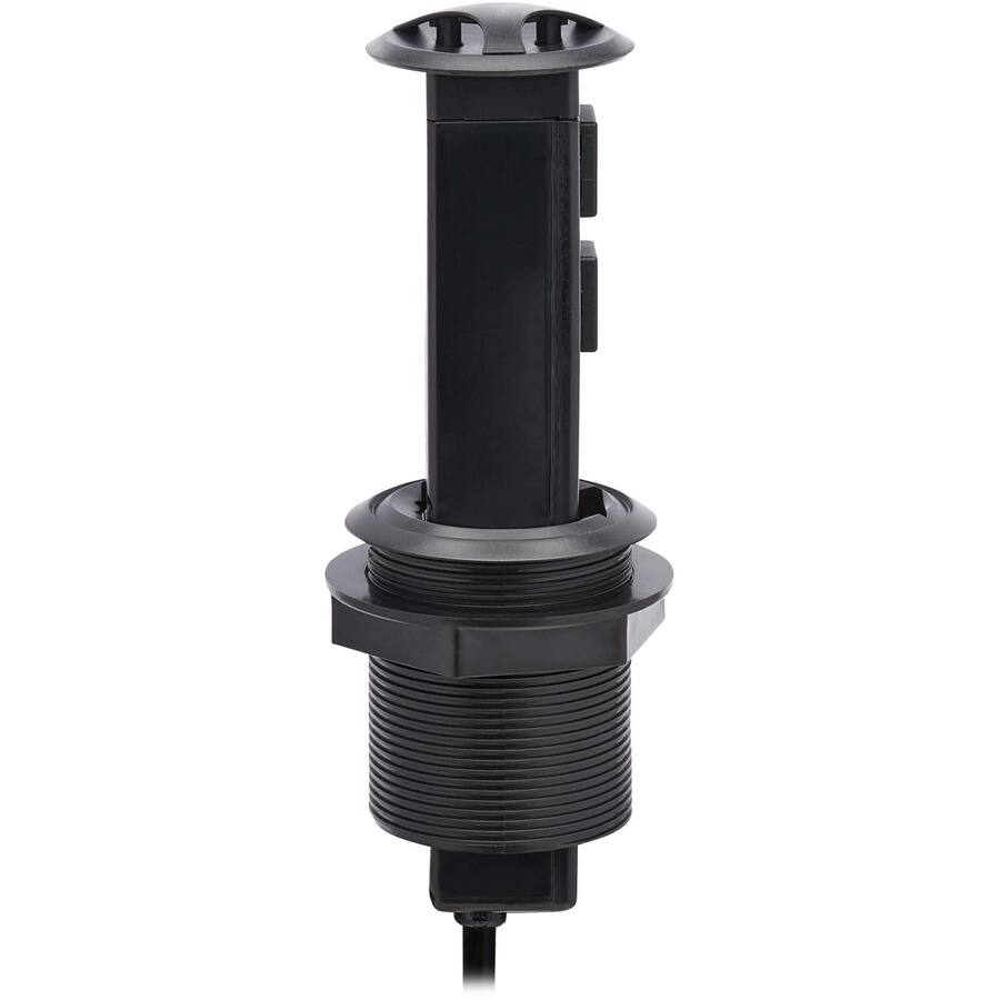 Alt View 5. Tripp Lite - Eaton Tripp Lite Series Power It! 2-Outlet Pop-Up Power and Charging Dock - 2x USB-A, 6 ft. Cord, Antimicrobial.