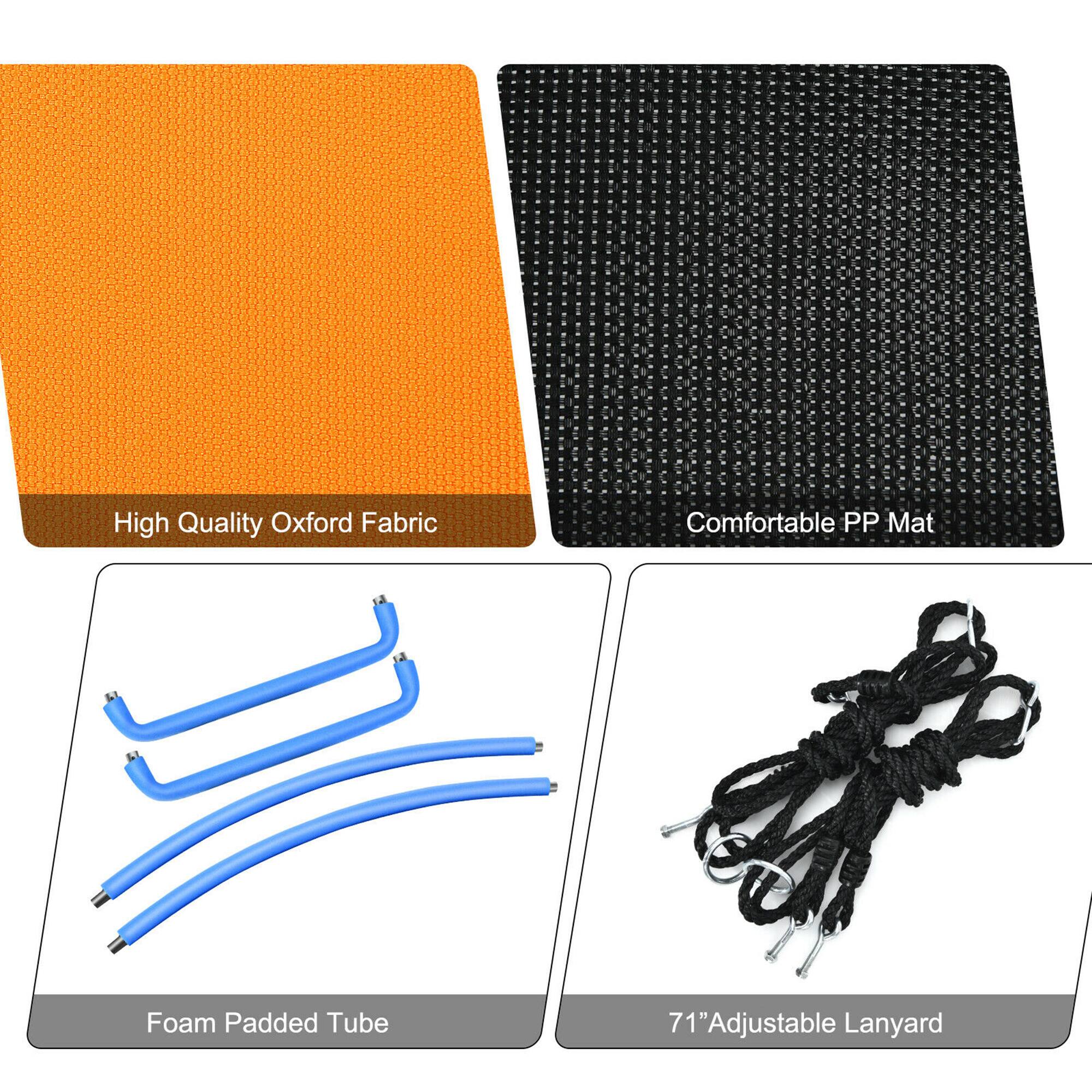 High Quality Oxford Fabric  
Comfortable PP Mat  
Foam Padded Tube  
71" Adjustable Lanyard