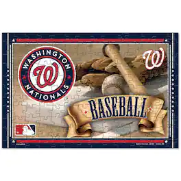 WinCraft - Washington Nationals 150-Piece Team Puzzle - Multicolor